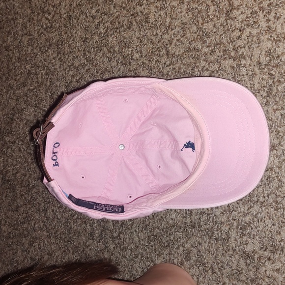 Polo Ralph Lauren Baseball Cap Pink Embroidered Logo - Picture 8 of 11